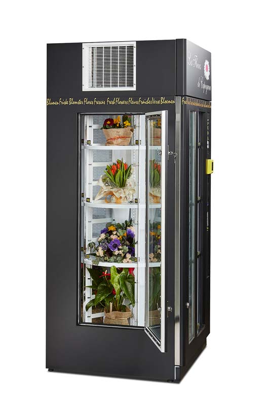 Fyld din blomsterautomat op med flotte buketter – de holder sig friske i automaten