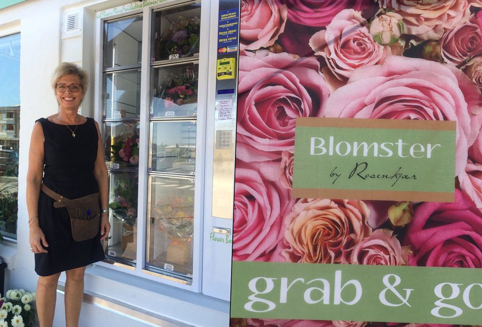 Ny blomsterautomat i Aalborg - Blomster by Rosenkjær